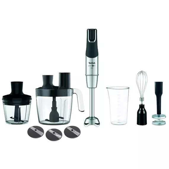 Blender de mână Tefal HB95LD38, Negru Argintiu