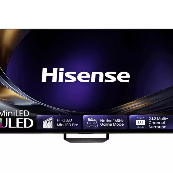 55" LED SMART TV Hisense 55U7S PRO, Mini LED 4K UHD, VIDAA OS, Black