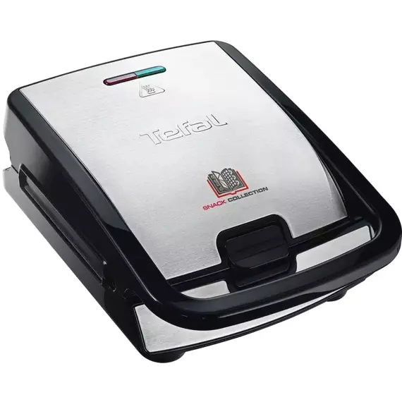 Aparat pentru sandwich multifunctional Tefal SW854D16, Negru / Argintiu