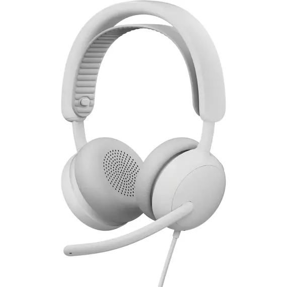 Căști Logitech Zone Wired 2, Alb