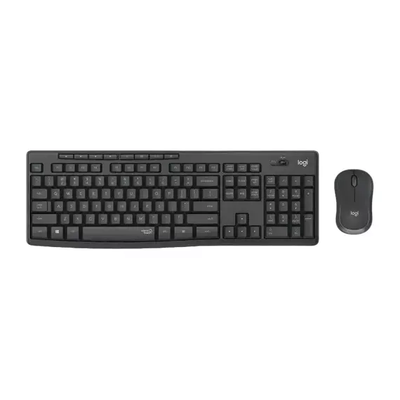 Set Tastatură + Mouse Logitech MK295, Fără fir, Grafit