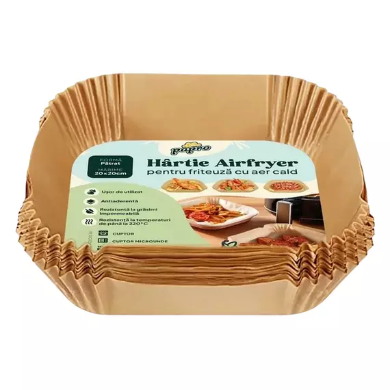 Square Air Fryer Paper 20x20, 200 pcs