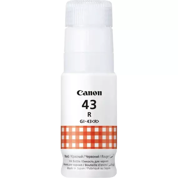 Recipient de cerneală Canon GI-43, 60ml, Roșu