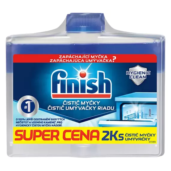 Detergent pentru mașini de spălat vase FINISH Hygienic GS, 250 ml