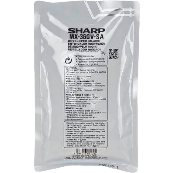 Dezvoltator Sharp BP-GV200, Negru