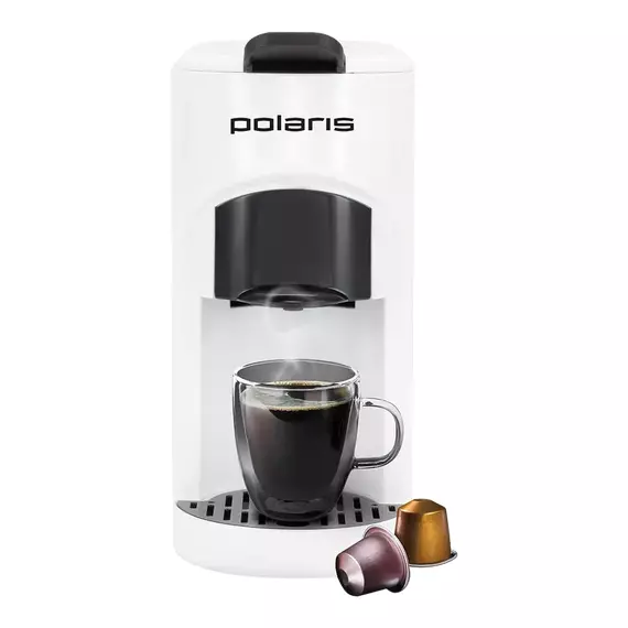 Cafetiera cu capsule Polaris PCM2034, 1450W, Alb