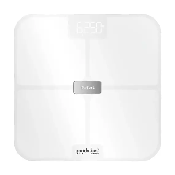 Cântar de podea Tefal BM9740F0, Alb