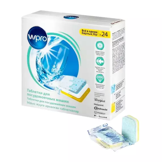 Tablete pentru mașina de spălat vase Whirlpool Wpro