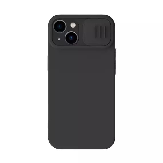 Husă Nillkin iPhone 14 Plus, CamShield Silky Silicone, Negru