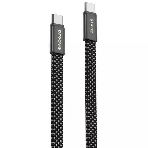 Cablu Type-C (Type-C), Proove AirLine 60W (1m), Black