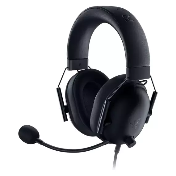 Căști gaming Razer BlackShark V2 X pentru PlayStation, Cu fir, Negru