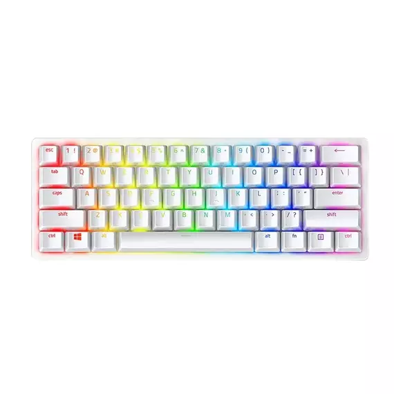 Tastatură RAZER Huntsman Mini, Cu fir, Alb