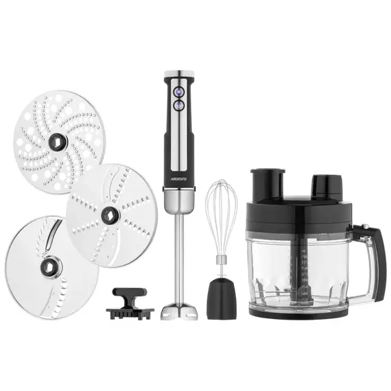 Blender de mână Ardesto HBSG-1000WHCHSL, Negru | Argintiu
