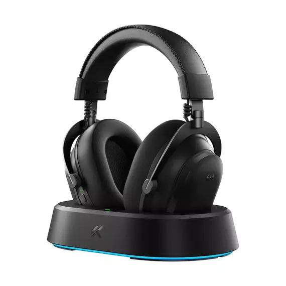 Căști gaming MCHOSE V9 Turbo Plus, Fără fir/Cu fir, Steel Black