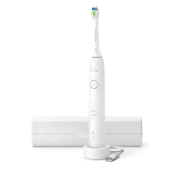 Periuța de dinți electrică sonică Philips HX7110/02, Alb