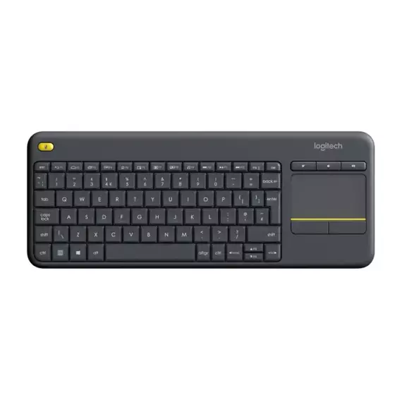 Tastatură Logitech K400 Plus, Fără fir, Negru