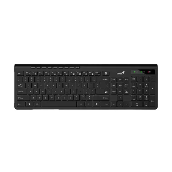 Tastatură Genius SlimStar 7230, Fără fir, Negru