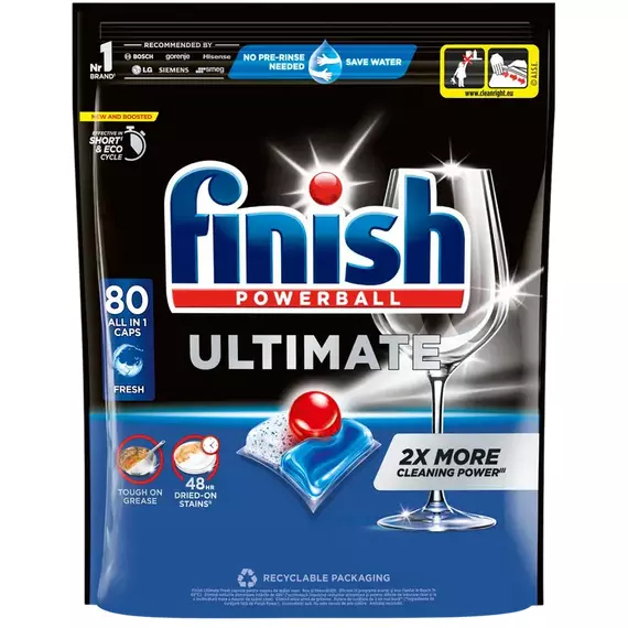 Tablete Finish Ultimate Fresh 80 buc