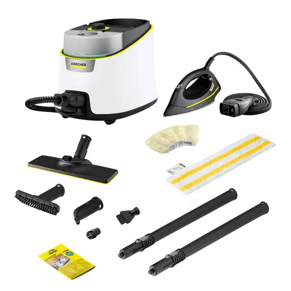 Aparat de curățat cu abur Karcher SC 4 Deluxe Iron EasyFix 1.513-462.0, Alb