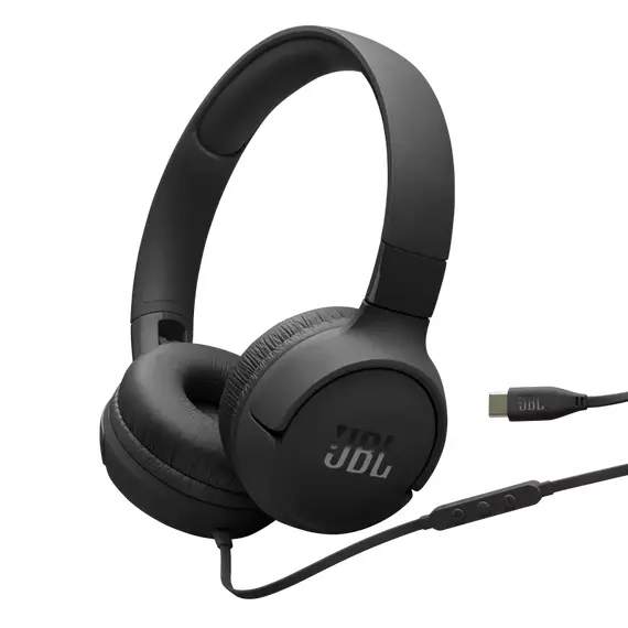 Căști JBL Tune 520C, Negru