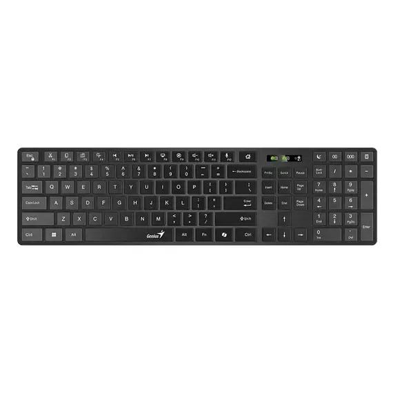 Tastatură Genius SlimStar 7250BT, Fără fir, Negru