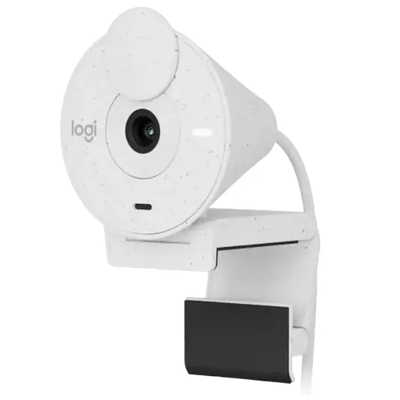 Cameră Web Logitech BRIO 300, Full-HD 1080P, Alb
