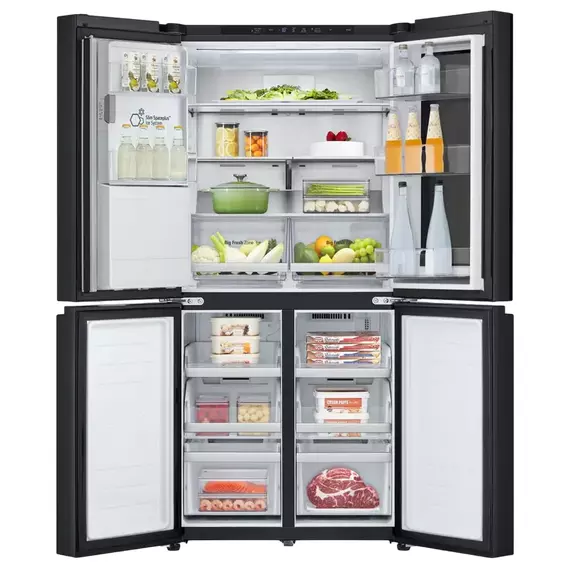 Frigider LG GMG860EPBE, InstaView Door-in-Door™, Negru
