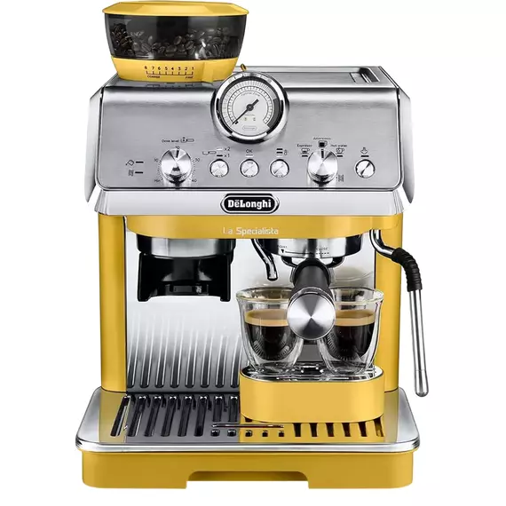 Cafetiera manuala DeLonghi EC9155.YE, 1400W, Galben