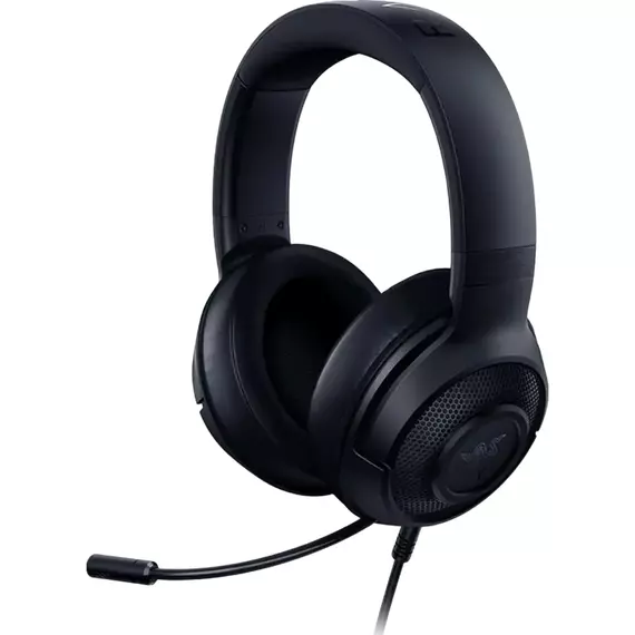 Căști gaming Razer Kraken X Lite, Cu fir, Negru