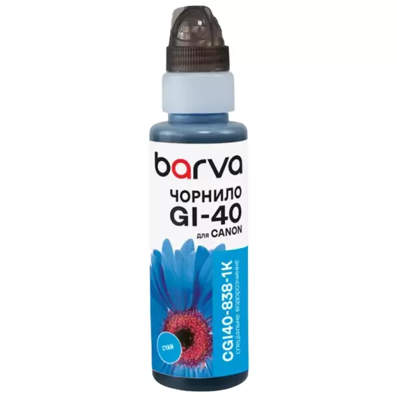 Recipient de cerneală Barva CGI40-838, 100ml, Cyan