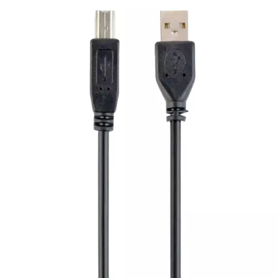 Adaptor USB Cablexpert CCP-USB2-AMBM-1M, USB Type-A/USB Type-B, 1m, Negru
