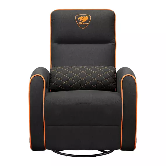 Scaun Gaming Cougar FIDOM, Imitație de in, Negru | Portocaliu