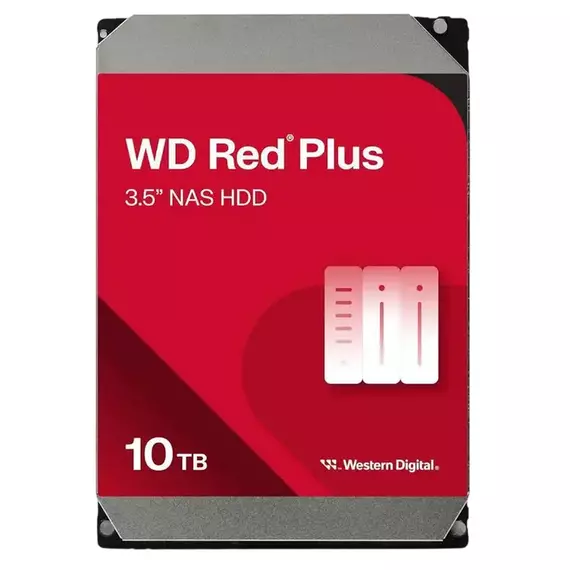 Unitate HDD Western Digital WD Red Plus, 3.5", 10 TB 