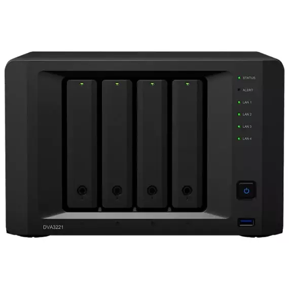 Stocare atașată la rețea SYNOLOGY DVA3221, Negru