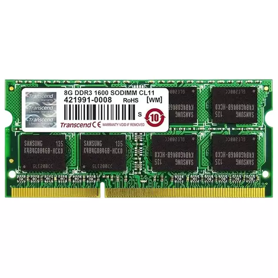 Memorie RAM Transcend TS1GSK64V6H, DDR3 SDRAM, 1600 MHz, 8GB