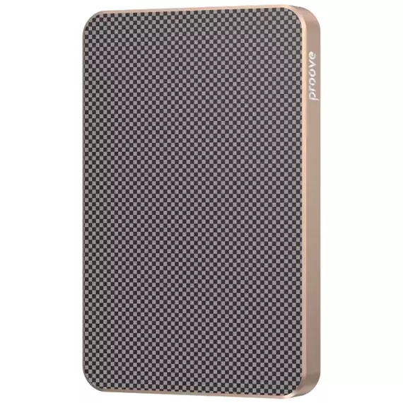 Acumulator extern Proove Carbon Slim 20W, 5000mAh, Auriu