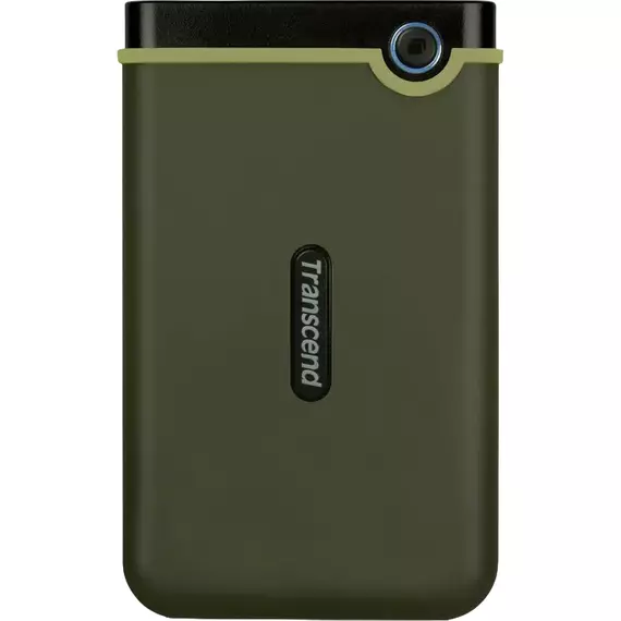 HDD portabil extern Transcend StoreJet 25M3G,1 TB, Military Green (TS1TSJ25M3G)