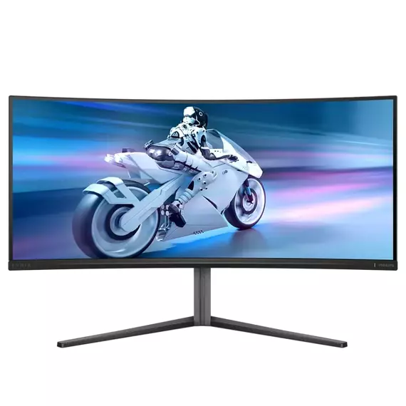 34" Monitor Gaming Philips 34M2C6500, QD OLED 3440x1440 WQHD, Negru