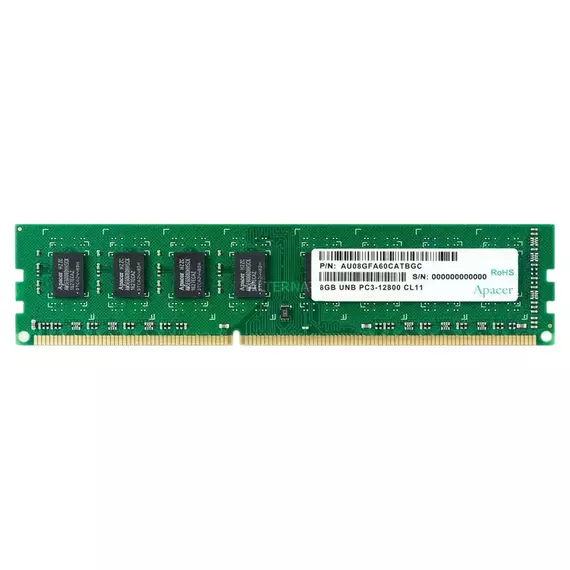 Memorie RAM Apacer AU08GFA60CATBGC, DDR3 SDRAM, 1600 MHz, 8GB