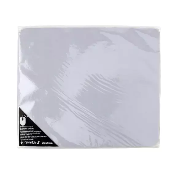 Mouse Pad Gembird MP-PRINT-M, 250mm x 210mm, Alb