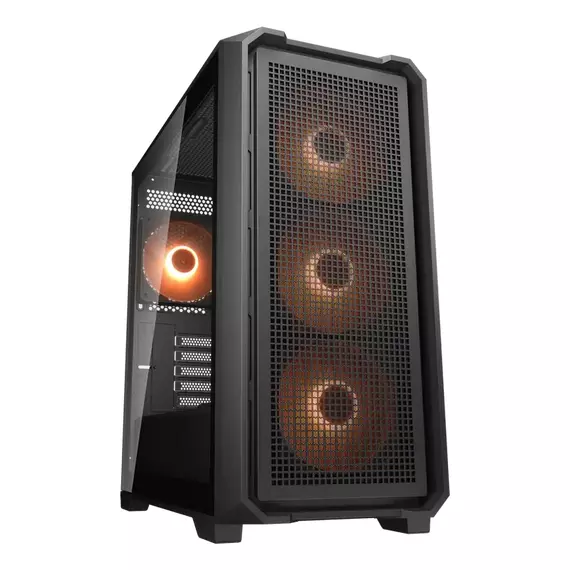 Case ATX Cougar MX600 Mini V2 Pro  w/o PSU, 4x140mm, ARGB PWM, Tempered Glass 1xTypeC 3xUSB3.0 2x2.5