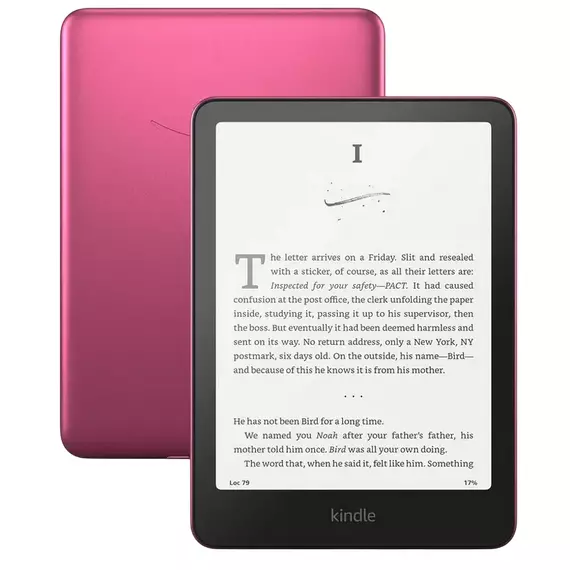 eBook Reader Amazon Kindle Paperwhite (12th Gen) 2024 Signature Edition, Metallic Raspberry