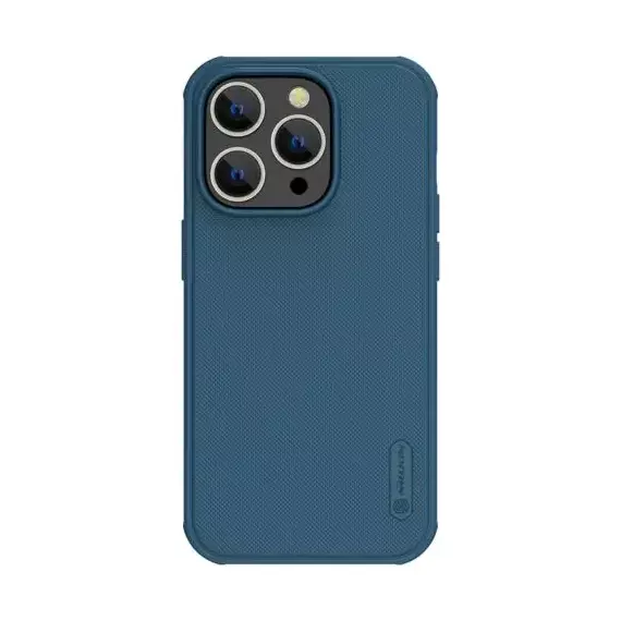 Husă Nillkin iPhone 14 Pro Super Frosted Shield Pro, Albastru