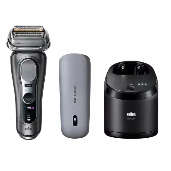 Aparat de ras electric Braun Series 9 Pro+ 9675cc, Argintiu