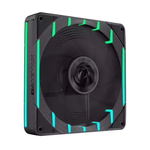 PC Case Fan GAMEMAX Tornado T12, Reversed, 120mm, ARGB, 24 LED, 9 blades, PWM, 