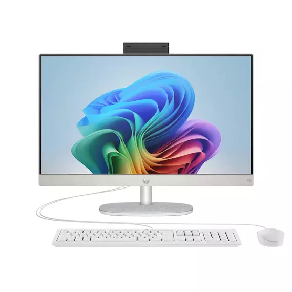 Computer All-in-One HP Next Gen AI 24-ct2000a, 23,8", AMD Ryzen AI 5 340, 16GB/512GB, Windows 11 Home, Alb