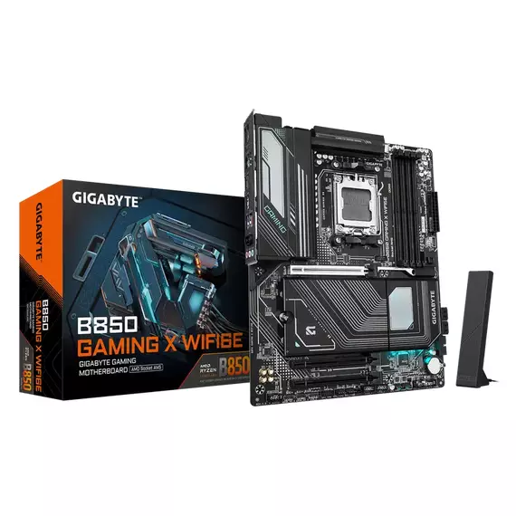Placă de bază Gigabyte B850 GAMING X WIFI6E, AM5, AMD B850, ATX