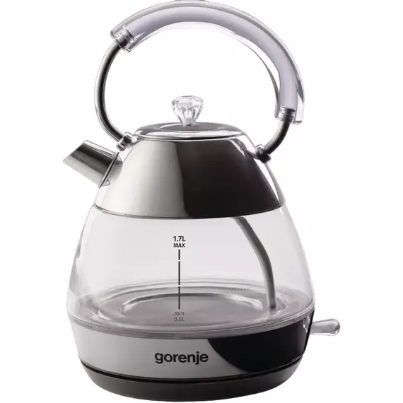 Fierbător electric Gorenje K17GPD, Oțel inoxidabil