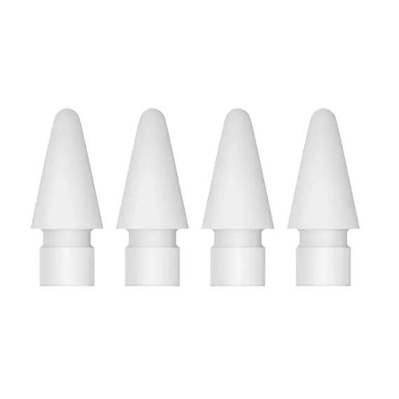 Vârfuri pentru Apple Pencil Tips, 4 buc, Alb