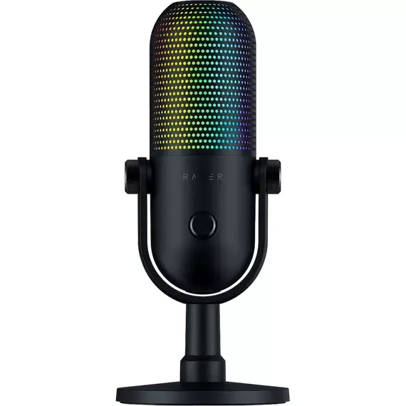 Microfon Gaming Razer Seiren V3 Chroma, Cu fir, Negru